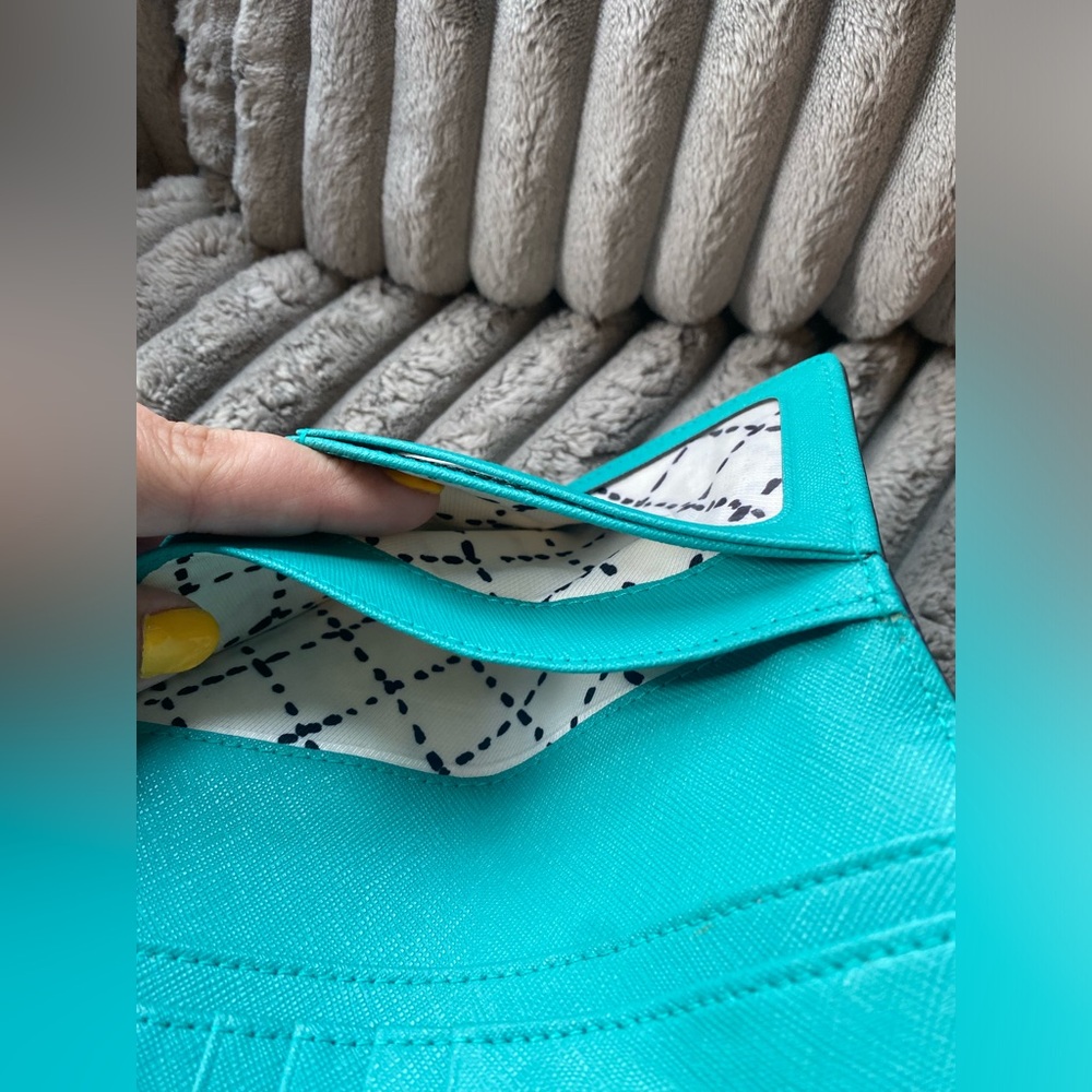 Turquoise Kate Spade Wallet - Picture 7 of 13
